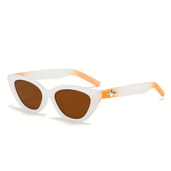 Retro Cat Eye Small Frame Sunglasses for Outdoor Activities