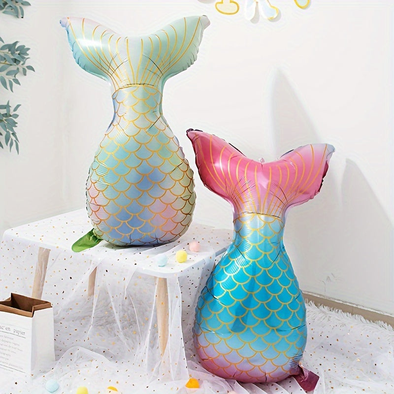 2pcs Mermaid Tail Balloons for Holidays & Events