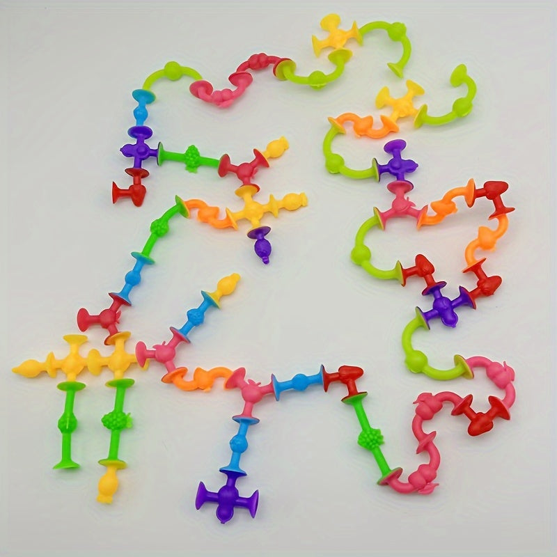 50pcs Fruit Suction Cup Building Blocks Set Creative Construction Kit