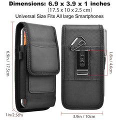 Men's Nylon Waist Bag with Buckle &ndash; Phone/Card/Coin Holder