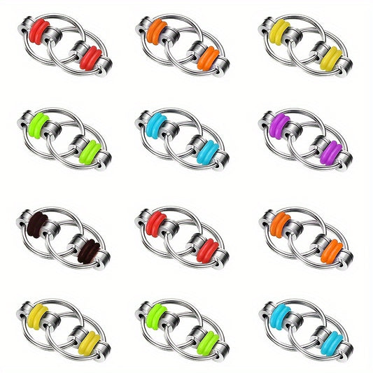 Stress Relief Metal Bicycle Chain Fidget Toy