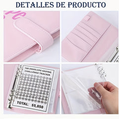Savings Challenge Book 100 Envelopes Budget Planner with Cash Envelopes
