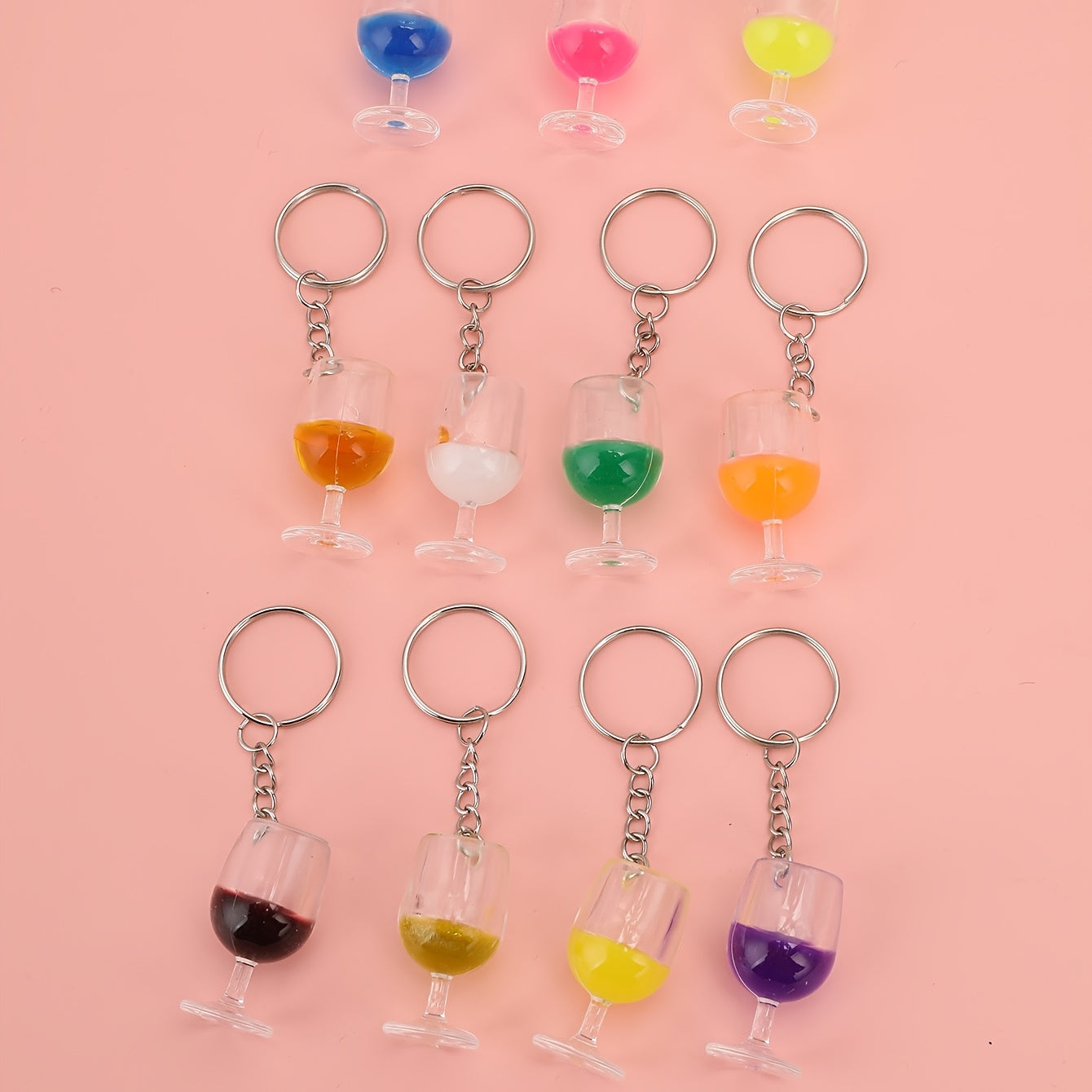 Juice Model Keychain Resin Key Ring Purse Car Accessory Gift