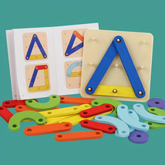 Alphabet & Number Building Blocks Toy Set