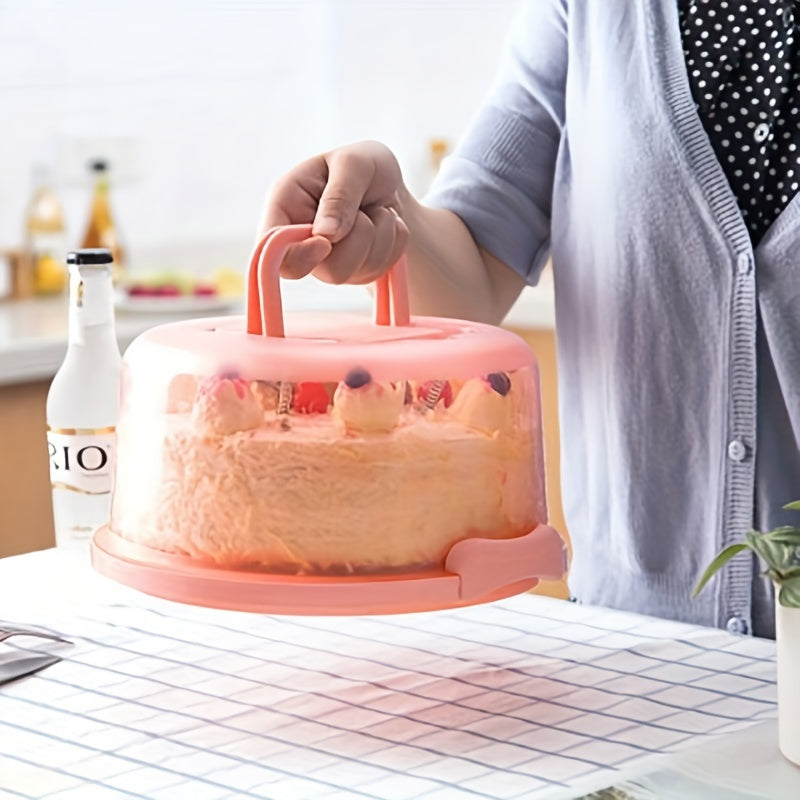 Portable Cake Storage Box Dustproof Anti-Smear Cover Cake Preservation