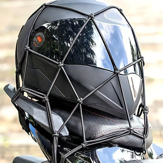 Motorcycle Luggage Net Accessories Hook Elastic Mesh Cargo Net Helmet Rack