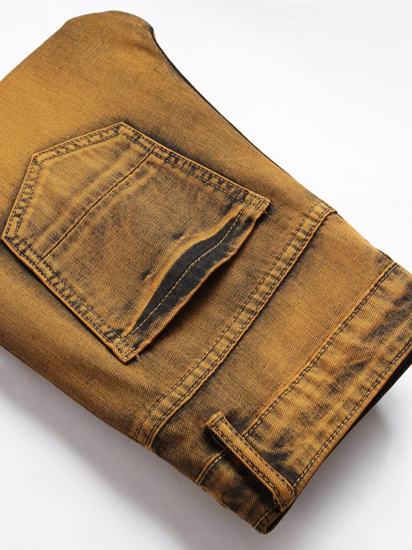 Men's Retro Ripped Denim Jeans