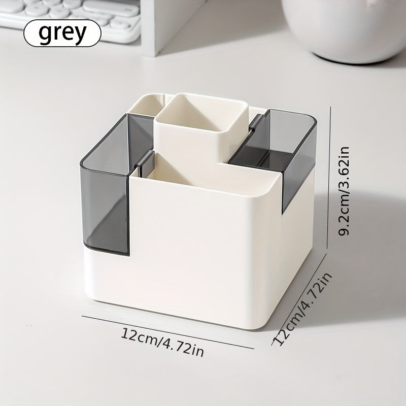 Large Capacity Pen Holder Desk Storage Box Office Desktop Multifunctional