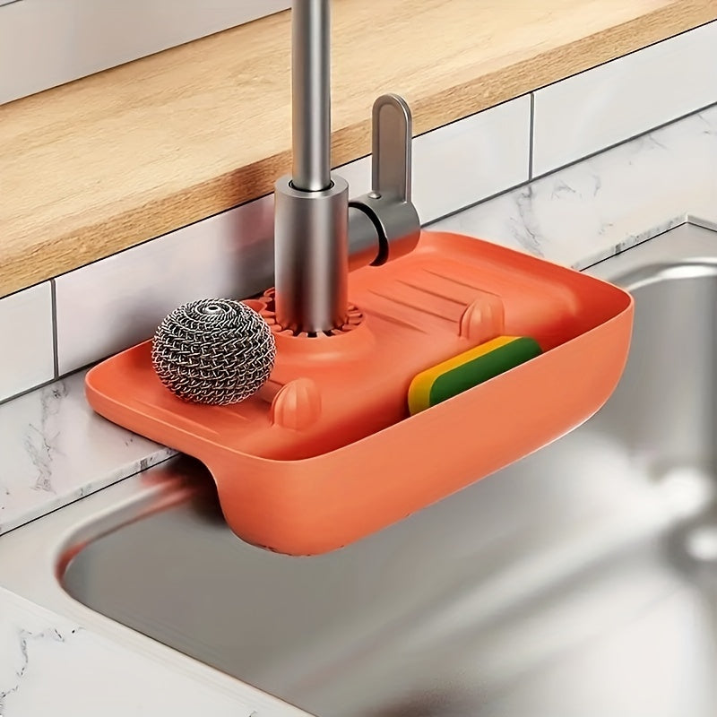 Splash-proof Drain Rack Sink Mat Non-slip Countertop Mat