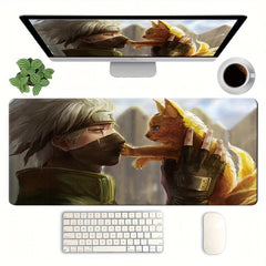Extended Gaming Mouse Pad Large Non Slip Mousepad Waterproof Keyboard Mat