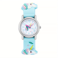 Kids Silicone Unicorn Quartz Watch