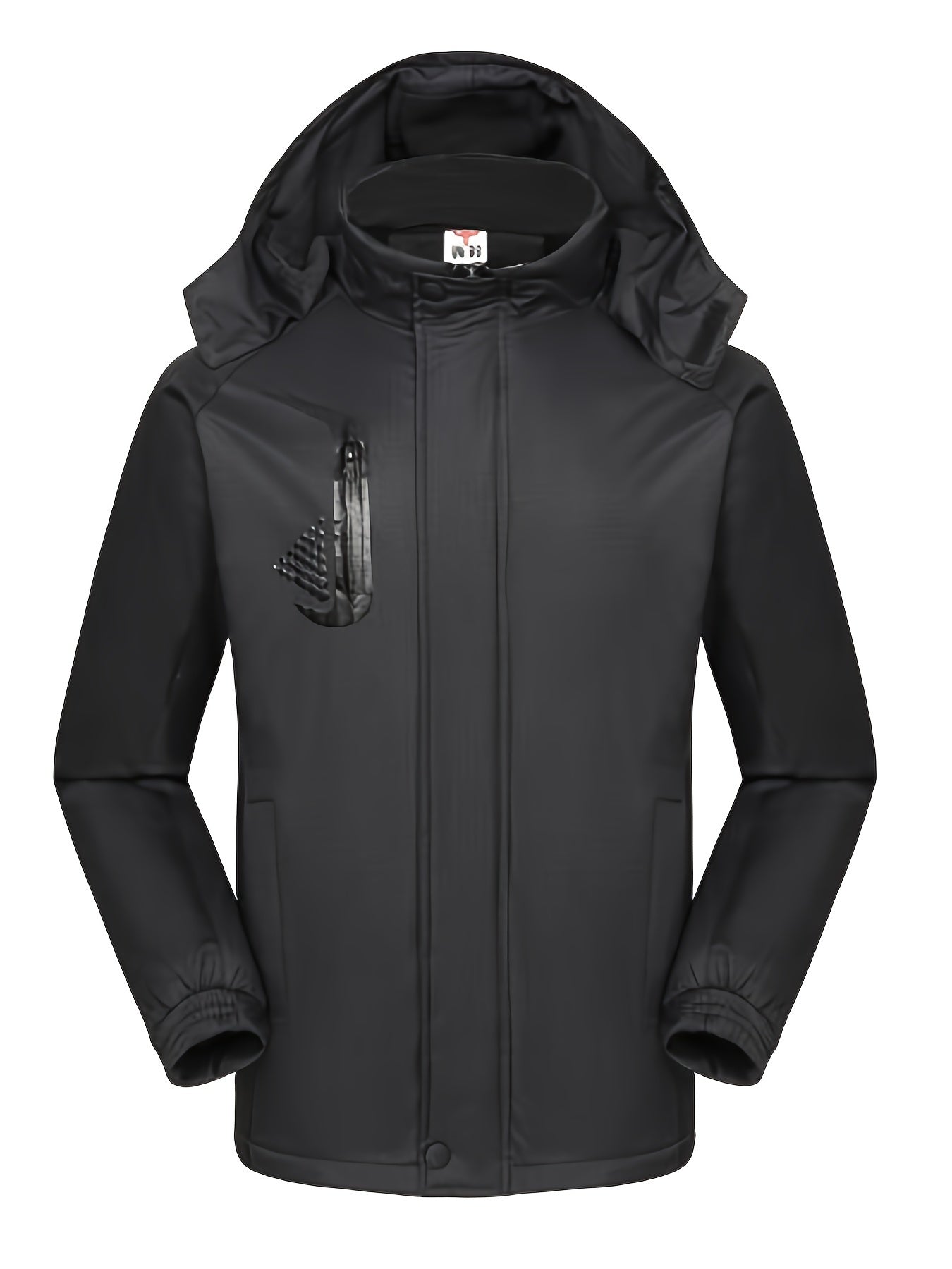 Men's Block Outdoor Casual Hooded Windbreaker Jacket