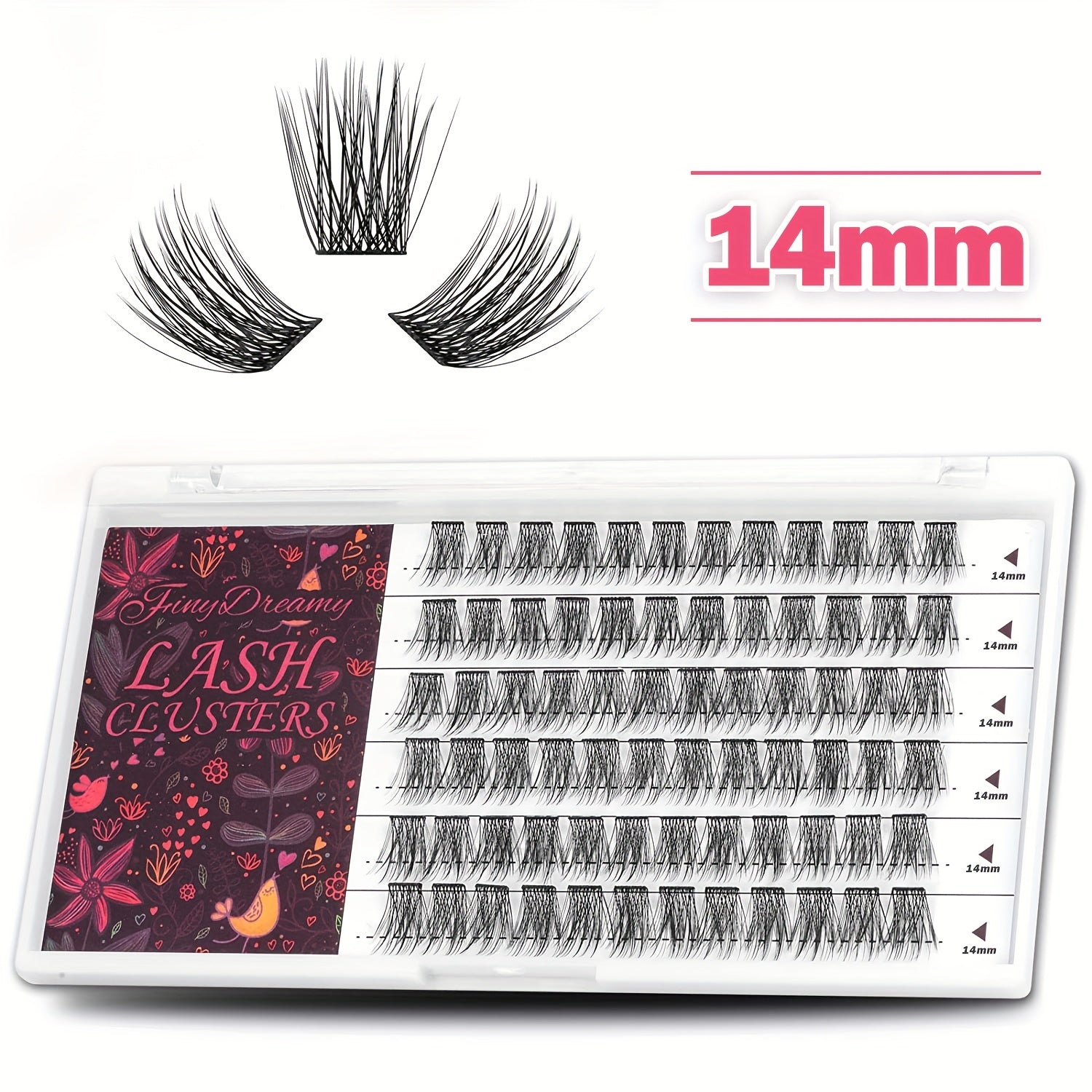 Soft Natural Reusable Cross Cluster Lashes DIY Eyelash Extensions at Home