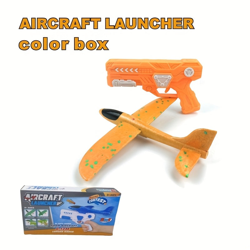 Foam Plane Launcher Toy No Needed Hand Thrown Flying Airplanes