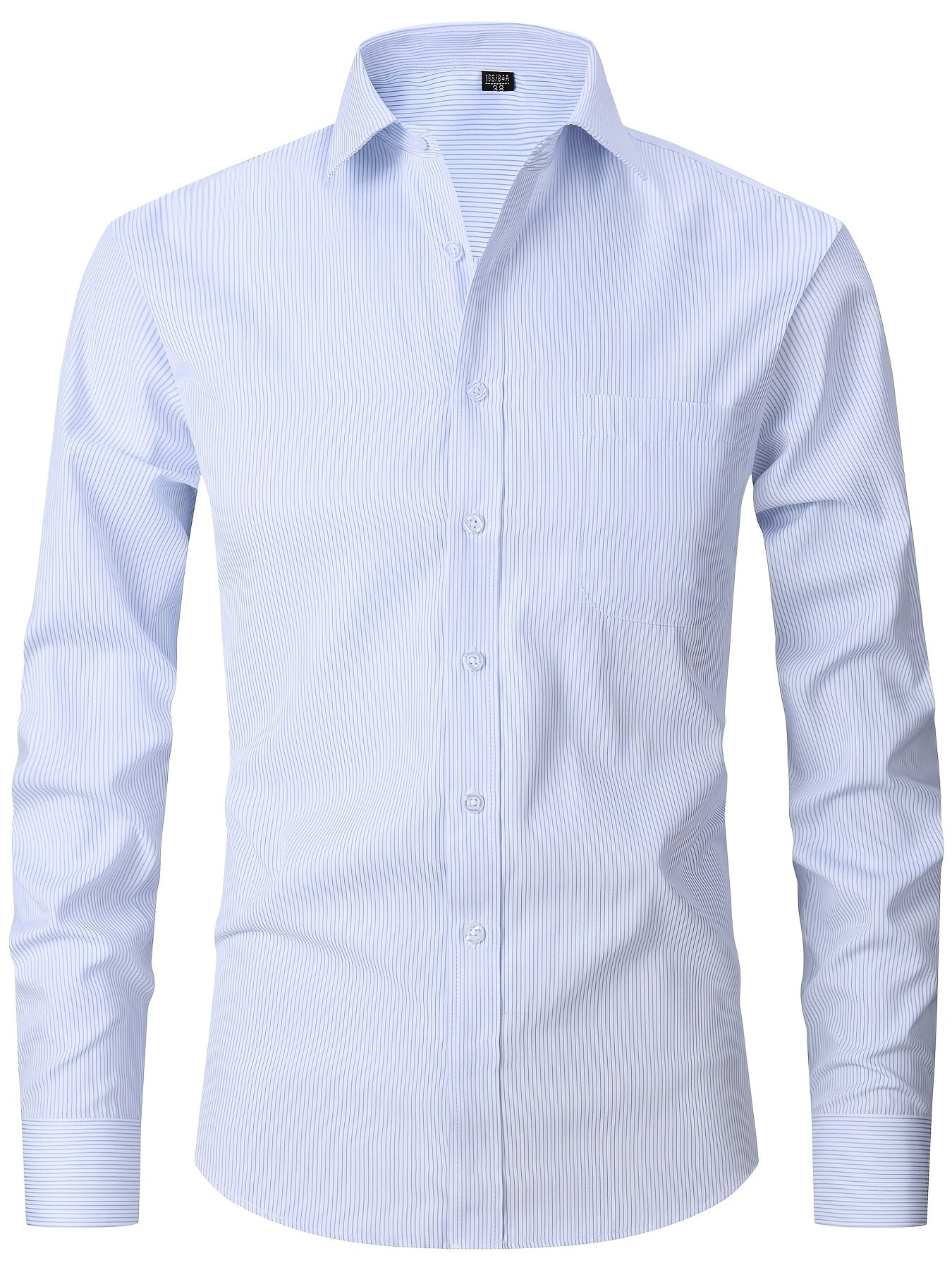 Men's Striped Regular Fit Button Up Shirt