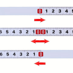 Miter Track Tape Measure Self-Adhesive Waterproof Metric Scale Tape