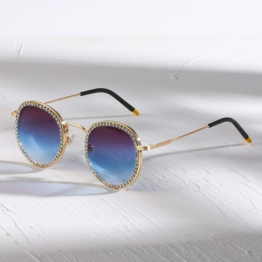 Fashionable Casual Round Vintage Sunglasses