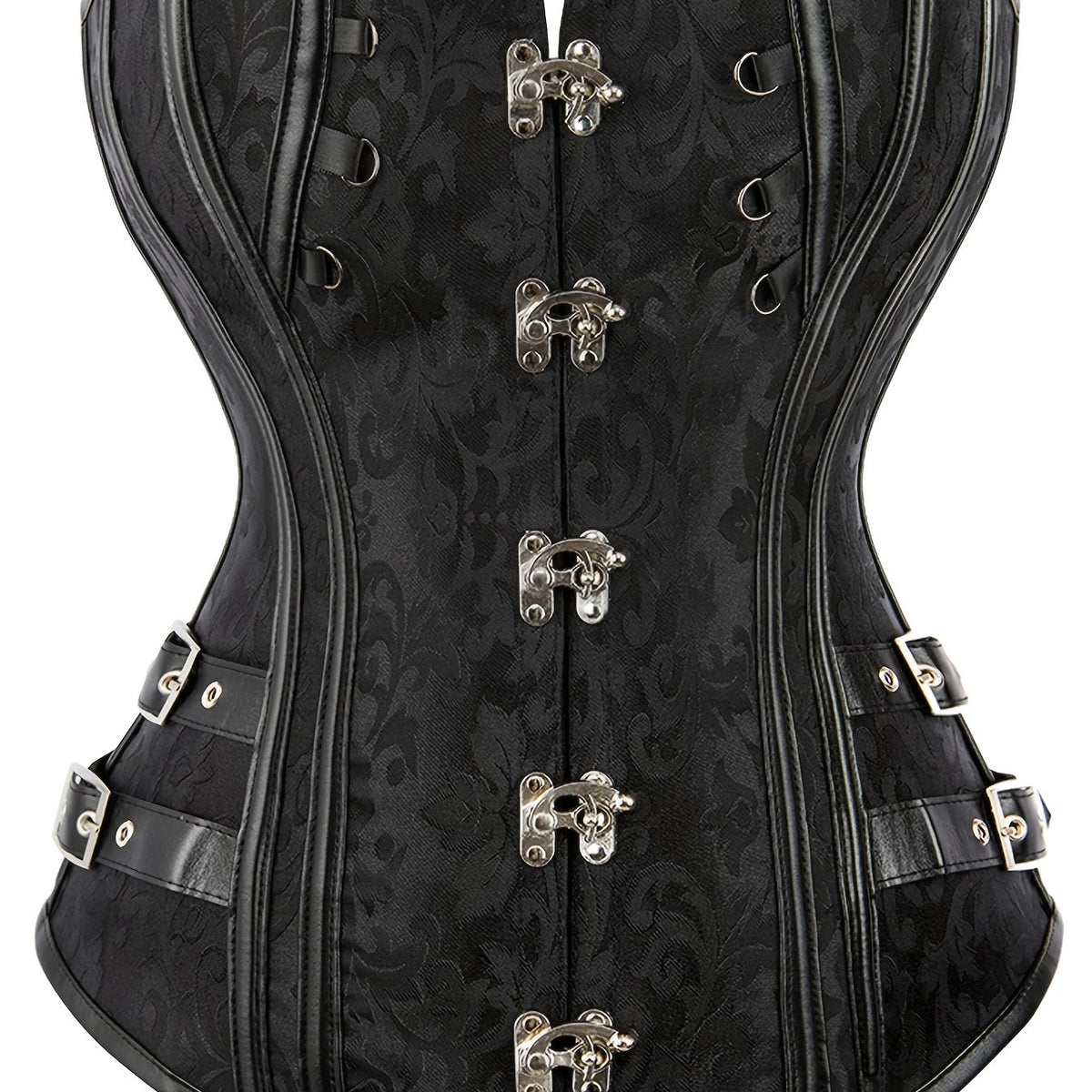  Gothic Corset Women's Plus Jacquard Overbust