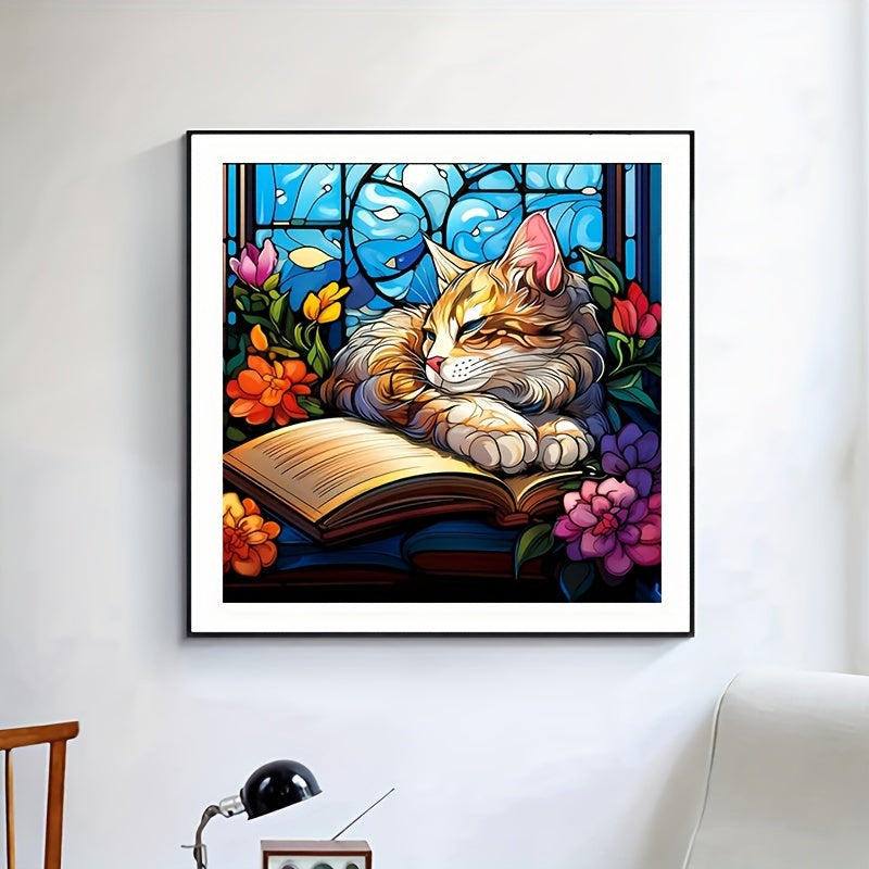 DIY Diamond Painting Art Craft Canvas Paint with Diamond Crystal Rhinestone