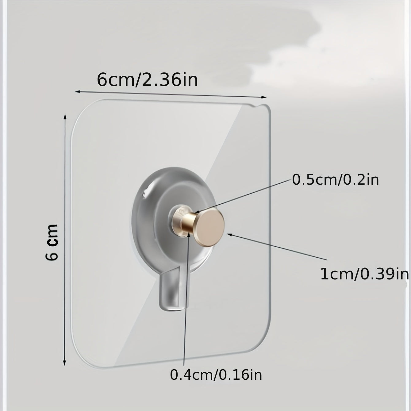 5pcs No Mark Studs Photo Frame Hanger Screw & Sticker Combo