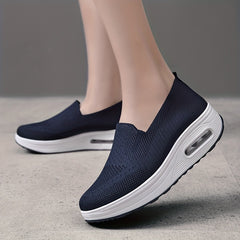 Wedge Shoes For Women Air Cushion Slip On Sneakers