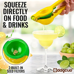 Stainless Steel Lemon Squeezer 5.08 cm Manual Juicer Hand Press