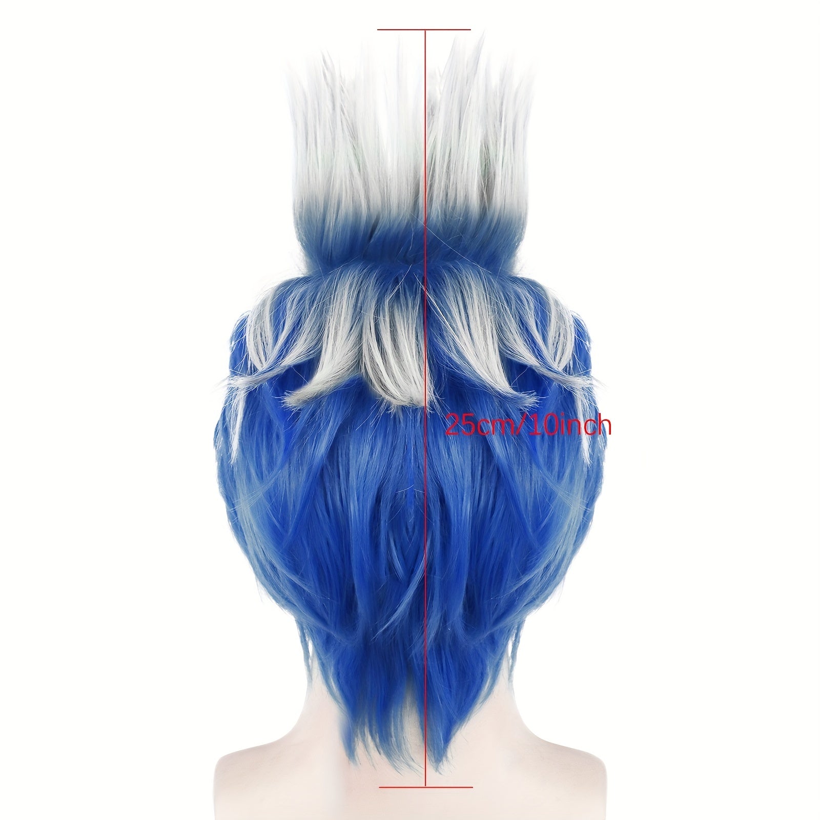Short Straight Cosplay Wig Men Synthetic Hair Halloween Anime Party