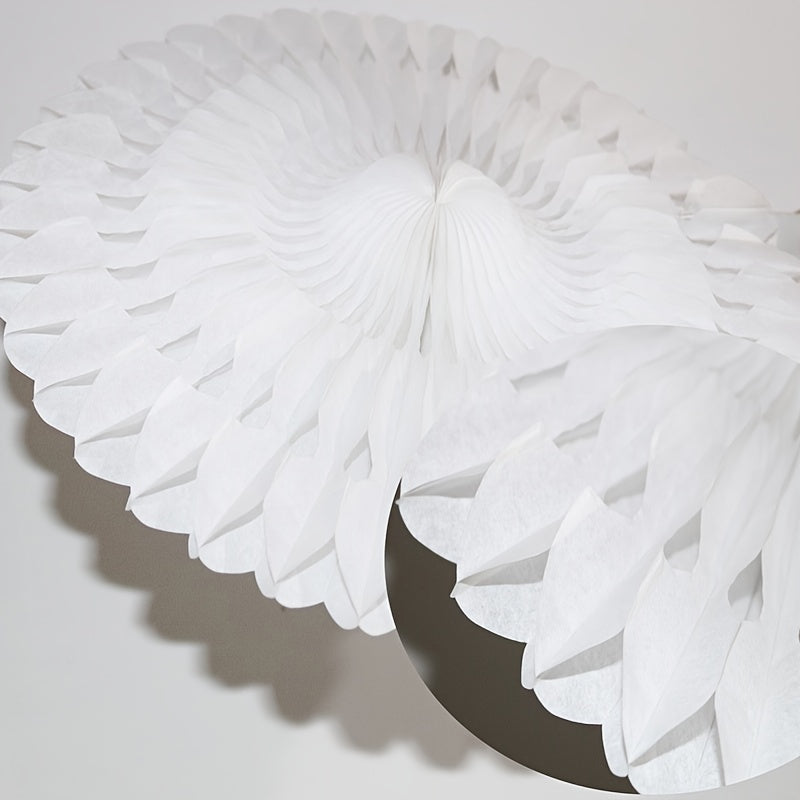 3pcs Hollow Out Paper Fan Party Decorations
