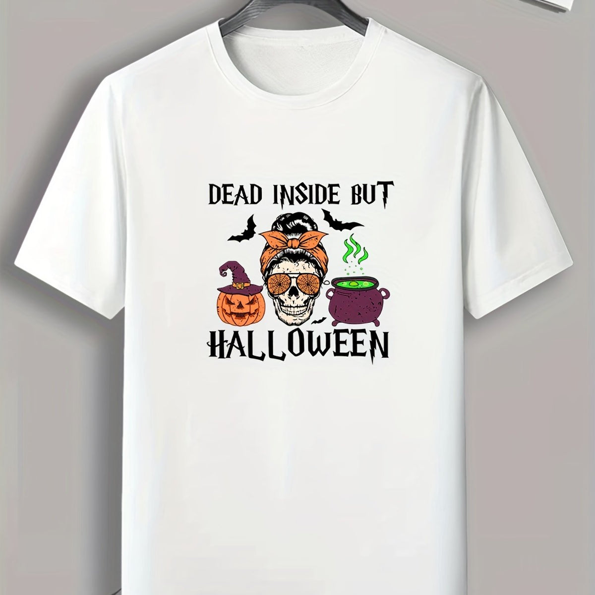 Halloween Pattern Print Men's Sports T shirt