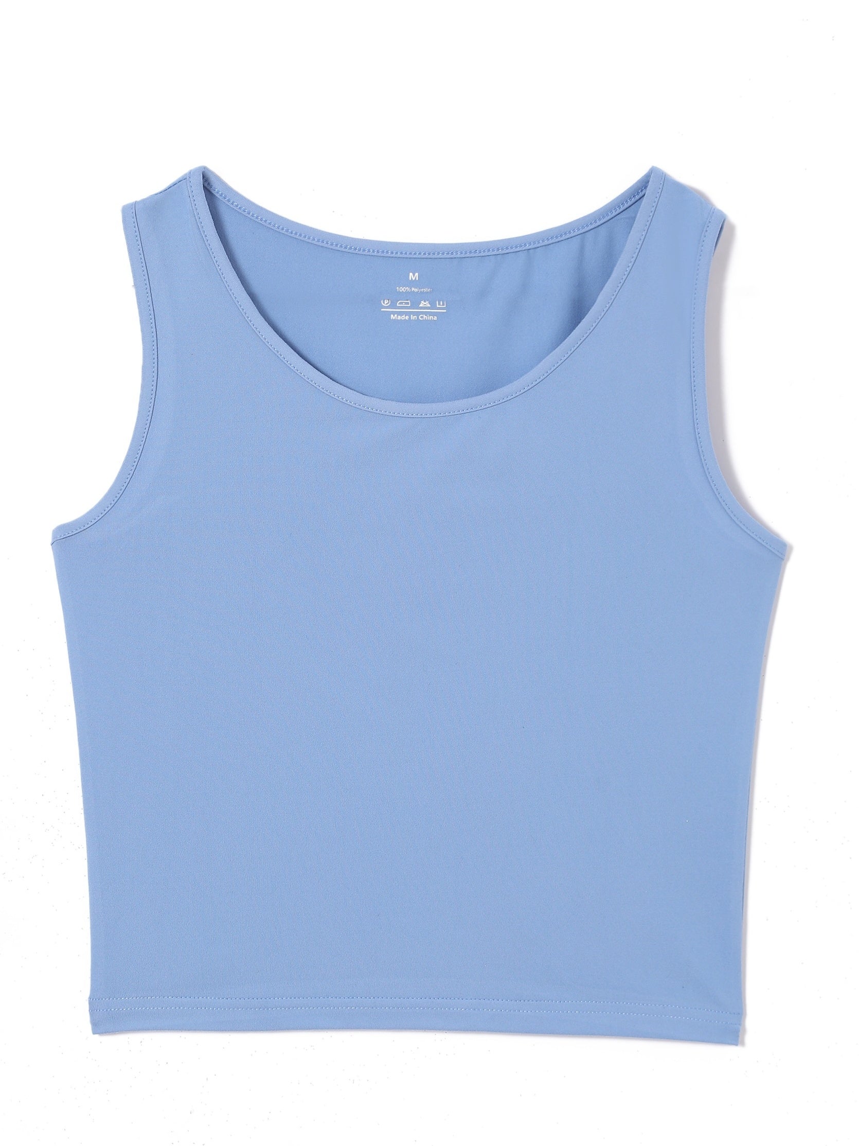 Basic Tank Top Crew Neck Workout Summer Tank