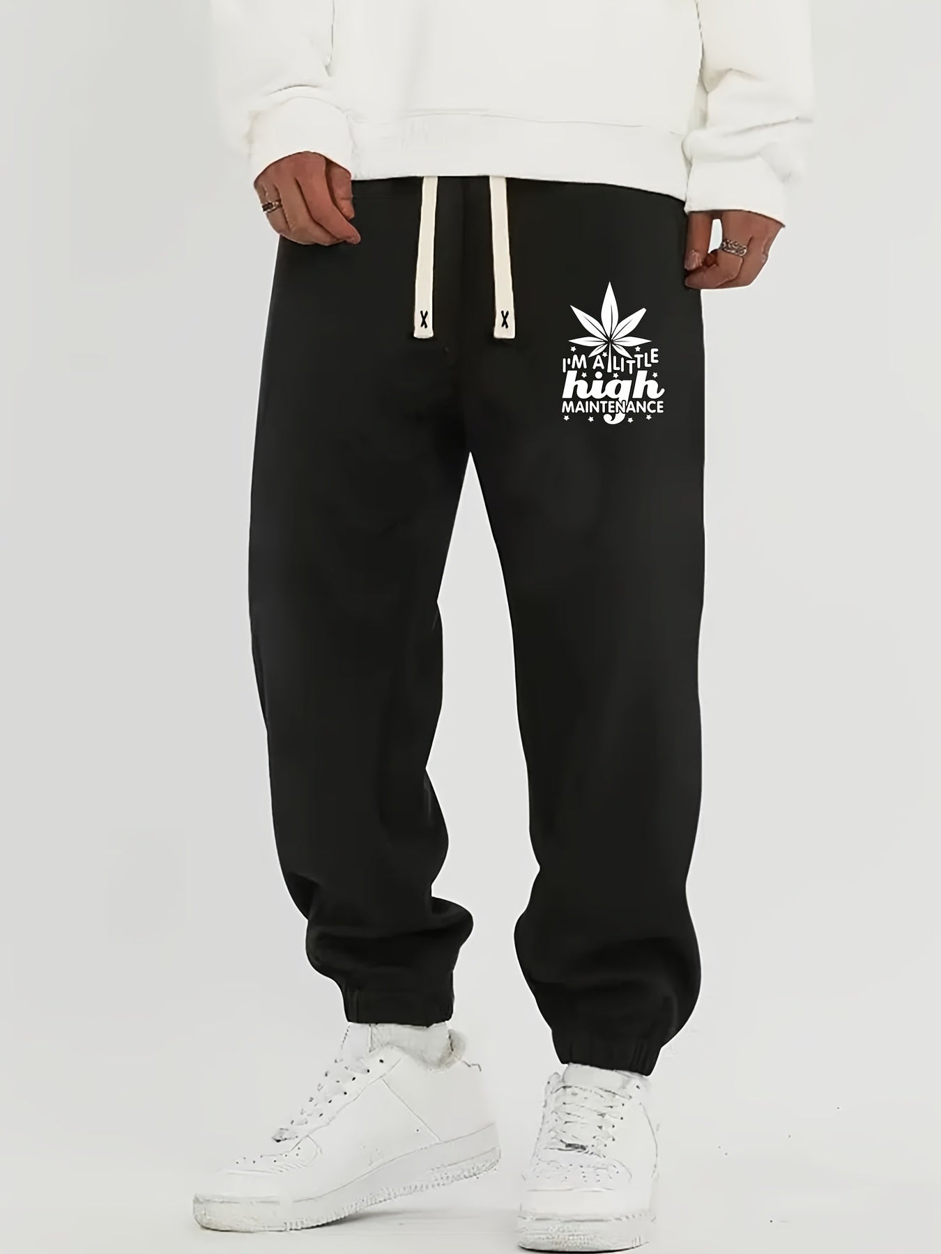 Men's Stylish Pattern Pants Casual Loose Sweatpants
