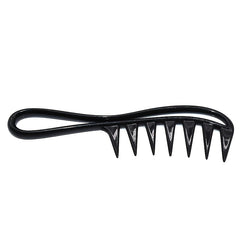 Wide Tooth Plastic Hair Comb For Curly Hair - Detangling and Massaging