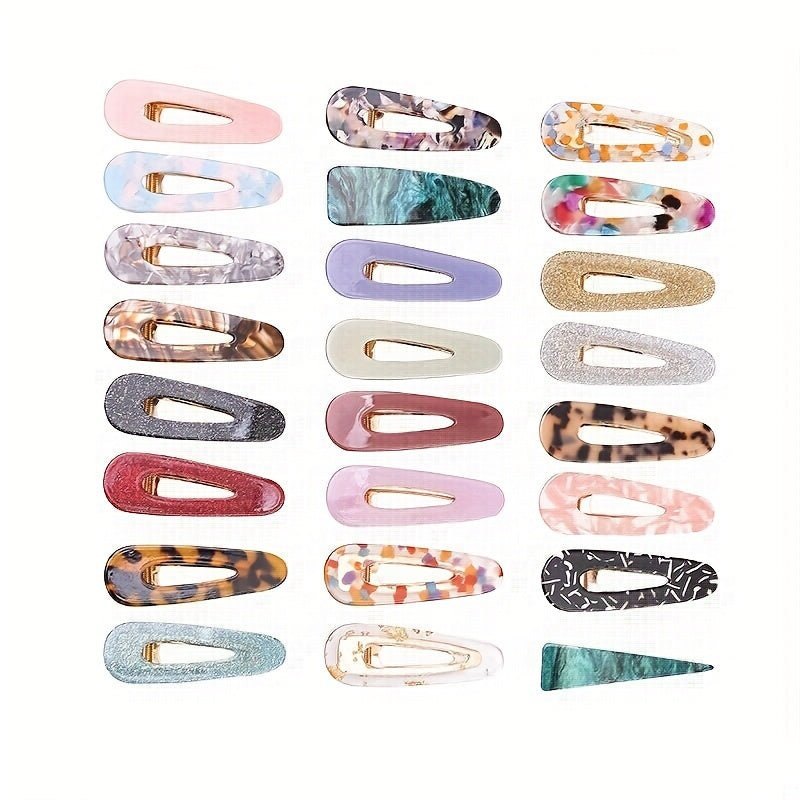 Leopard Print Acetate Hair Clip for Women
