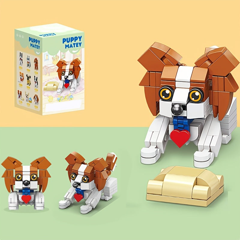 1002pcs Dog Model Building Blocks Set - Various Breeds - Assembly Toy