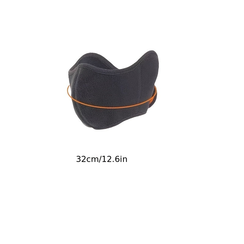 Women's Winter Cat Ear Face Mask with Detachable Ears & Elastic Band Animal Ear