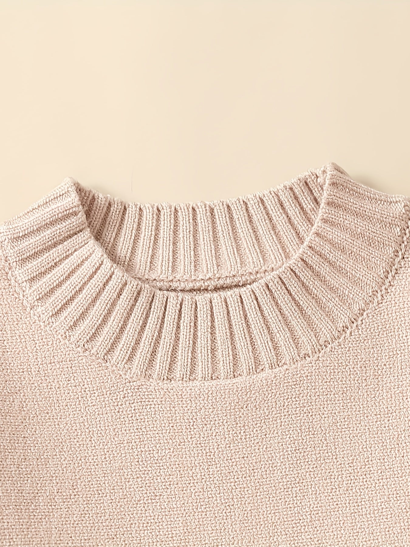 Baby's Sweater Set Long Sleeve Top & Skirt Outfit