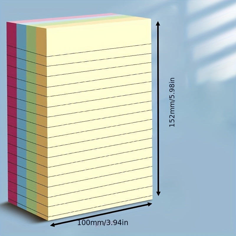 Large Horizontal Line Sticky Notes for Students