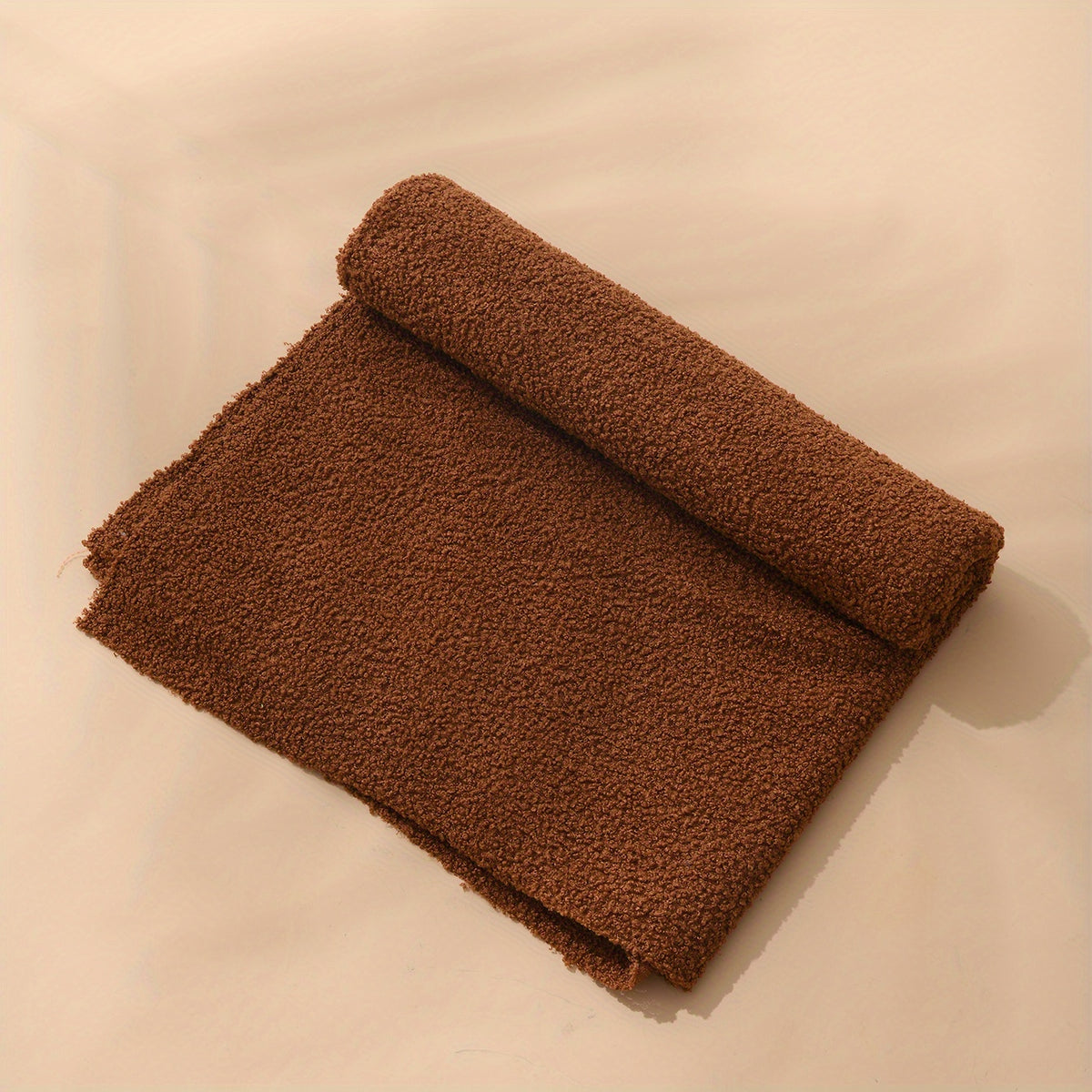 Little Teddy Curly Fleece Soft Plush Toy Sofa Cushion Table Pet Supplies