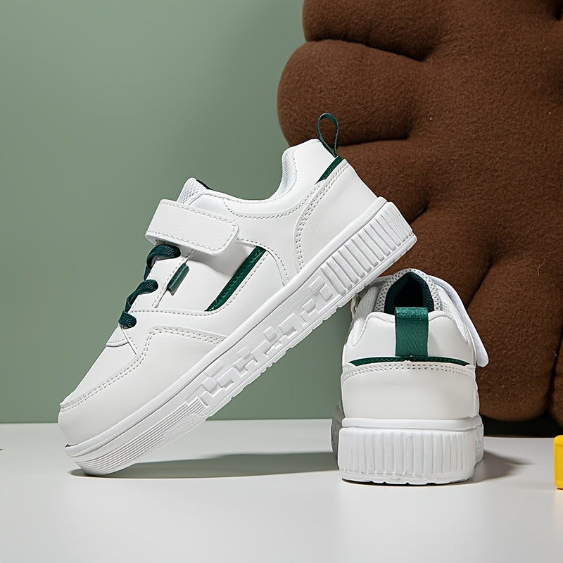 Boys Low Top Skateboard Shoes Comfortable Non-slip Sneakers