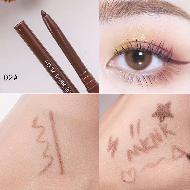 Waterproof Gel Eyeliner Red Brown Pen