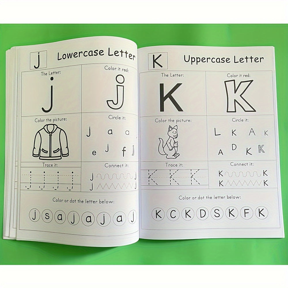 Alphabet Phonics Practice Paper for Preschool Learning - Coloring Book