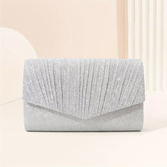 Glitter Clutch with Magnet Closure Classic Evening Bag