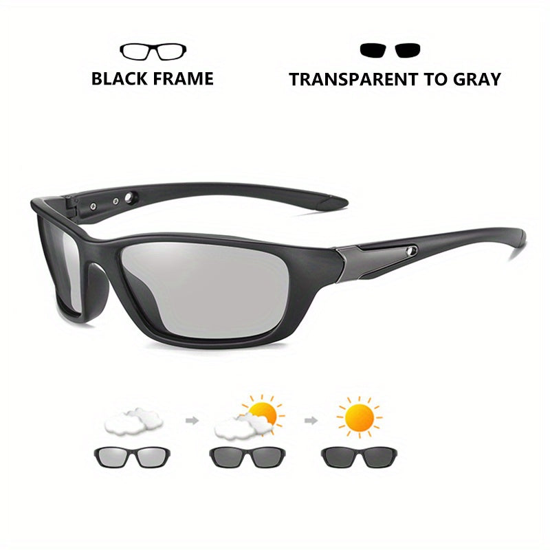 CoolPandas Outdoor Sport Cycling Driving Fishing Photochromic Sunglasses Men