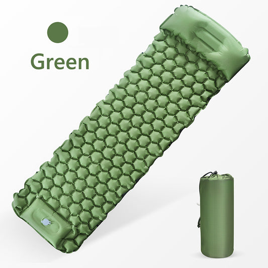 Inflatable Camping Mat & Pillow Set for Comfortable Outdoor Sleep