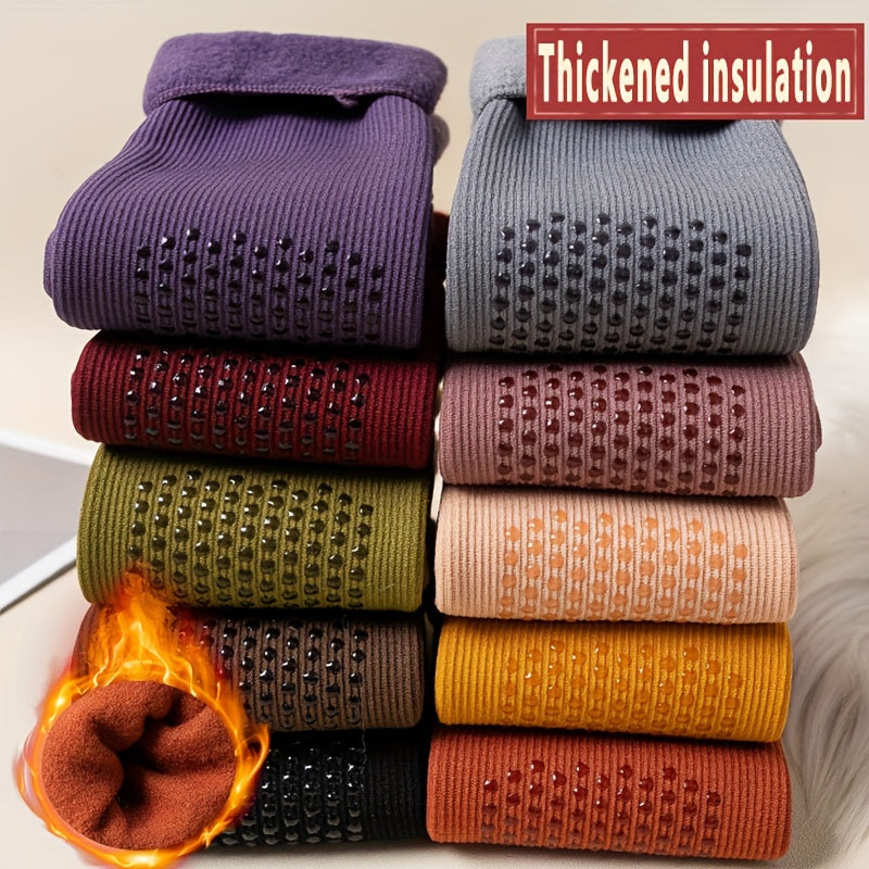 10 Pairs Warm Winter Fluffy Floor Socks Women's Stockings