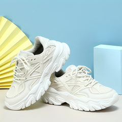 Breathable Chunky Sneakers Wear Resistance Non Slip Running Shoes