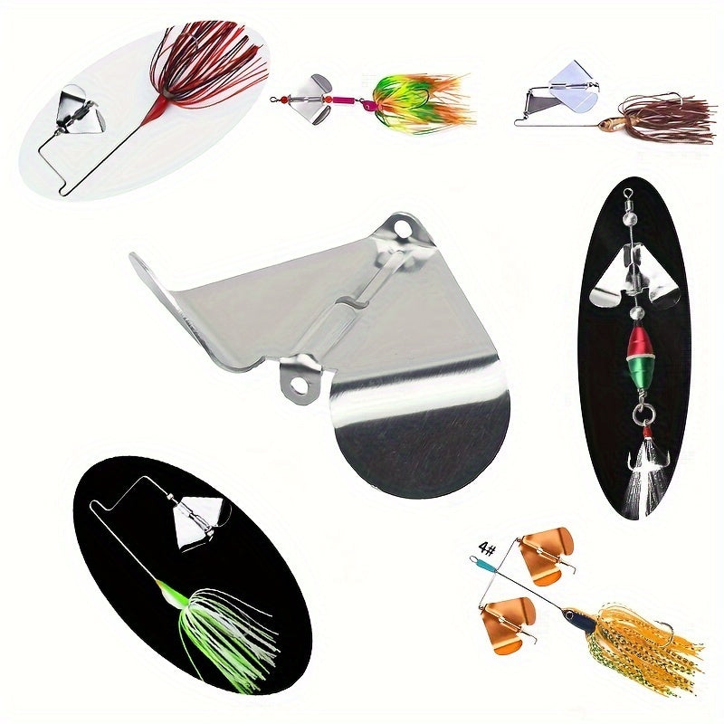 10 Pc Buzz Bait Blades Set Fishing Tackle Accessory