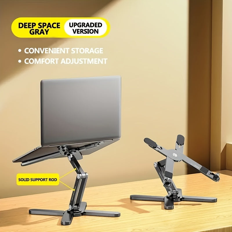 Adjustable Aluminum Laptop Stand, Foldable, Heat Diss