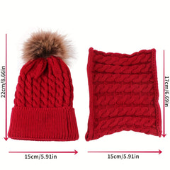 Baby Hat & Scarf Set for Winter & Autumn