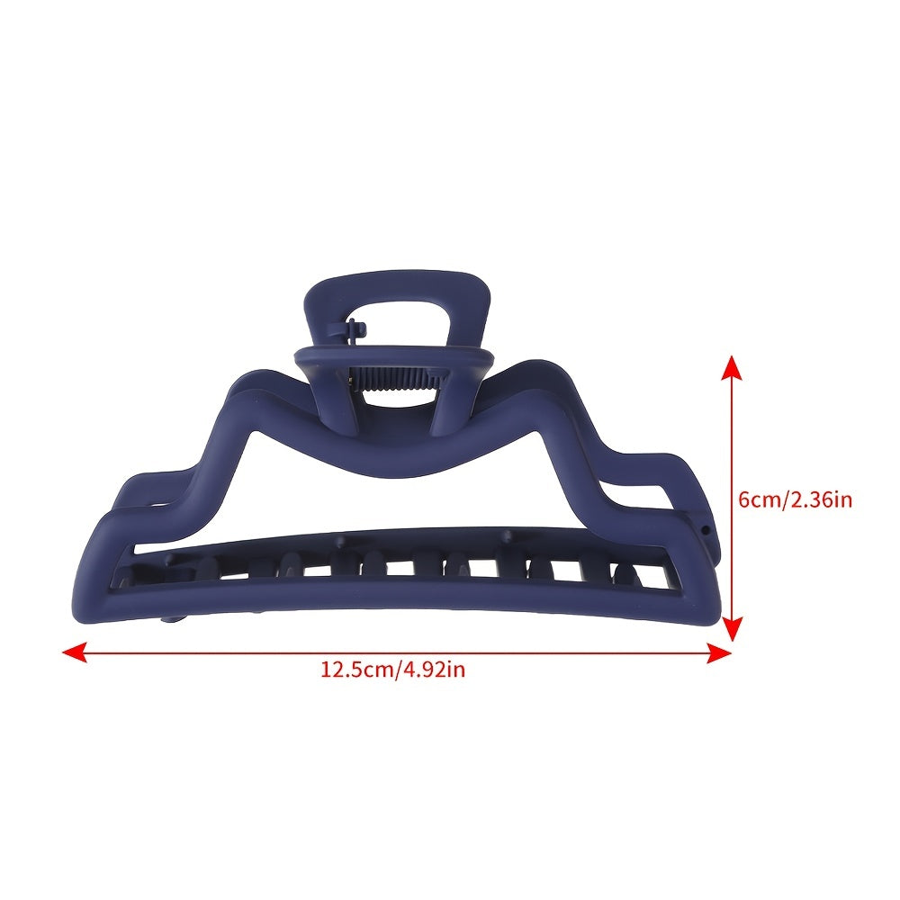 Matte Hair Claw Clip Non Slip Strong Grip Hair Jaw Clip For Thick Hair